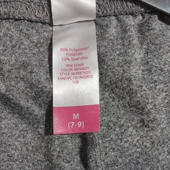 No Boundaries Gray Leggings Criss Cross Detail Casual Athleisure Pants Medium - Picture 5 of 5